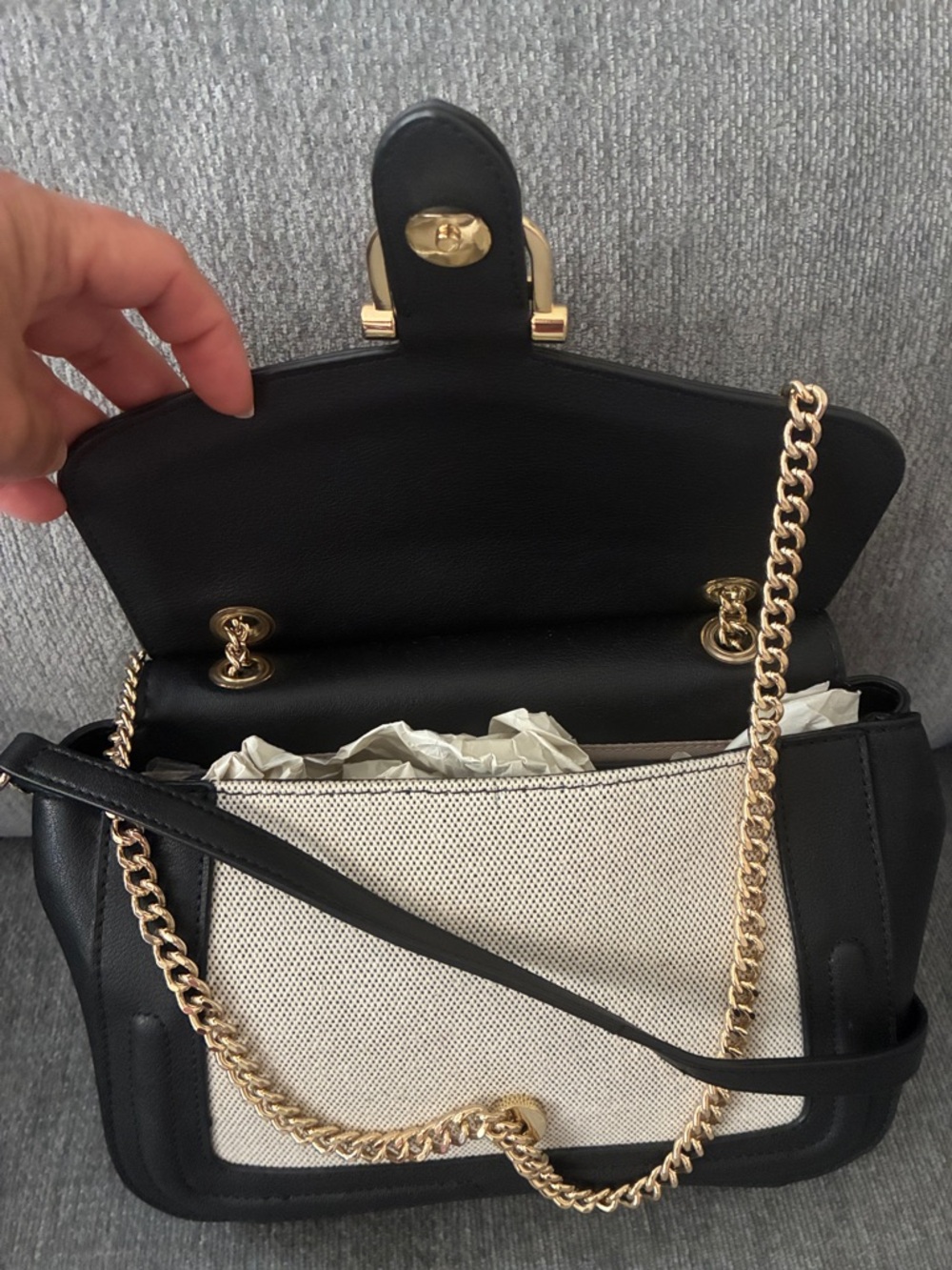 Nine West Black Convertible Flap - Picture 3 of 7